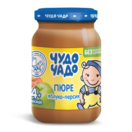 ЧУДО-ЧАДО Пюре яблоко- персик 170гр